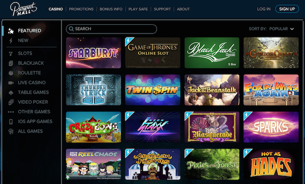 Online Casino ProspectHall