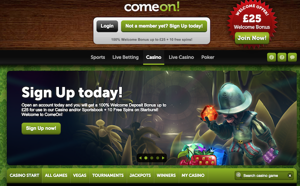 Online Casino ComeOn