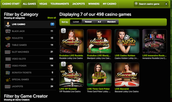 Online Casino ComeOn