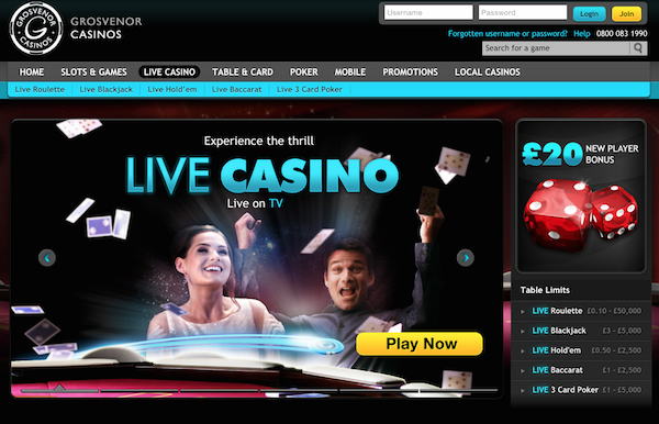 Online Casino Grosvenor