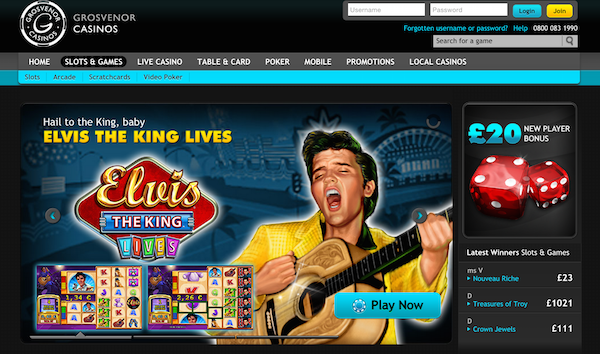 Online Casino Grosvenor